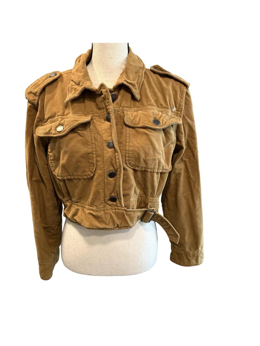 Free People Camel Corduroy Jacket - Size XS